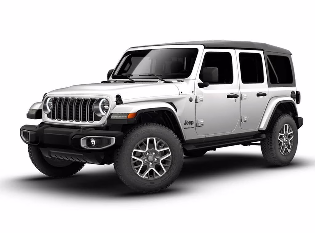 2026 Bright White Clear Coat Jeep Wrangler Wrangler 4-door Sahara 4-door