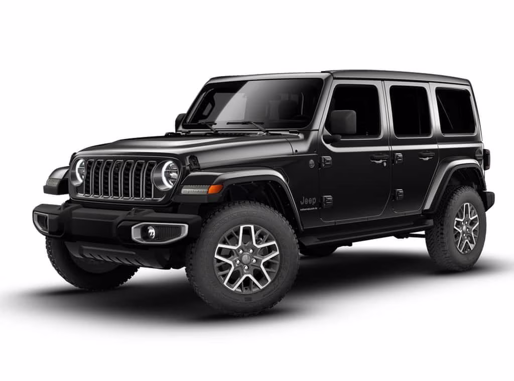 2026 Black Clear Coat Jeep Wrangler Wrangler 4-door Sahara 4-door