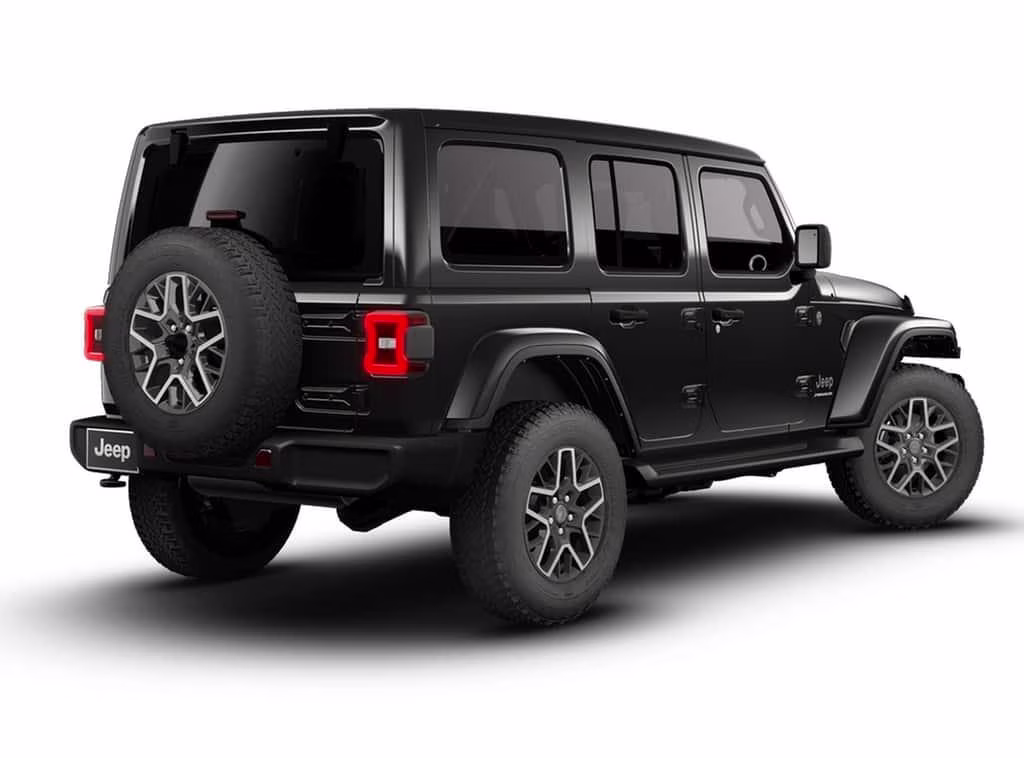 2026 Black Clear Coat Jeep Wrangler Wrangler 4-door Sahara 4-door