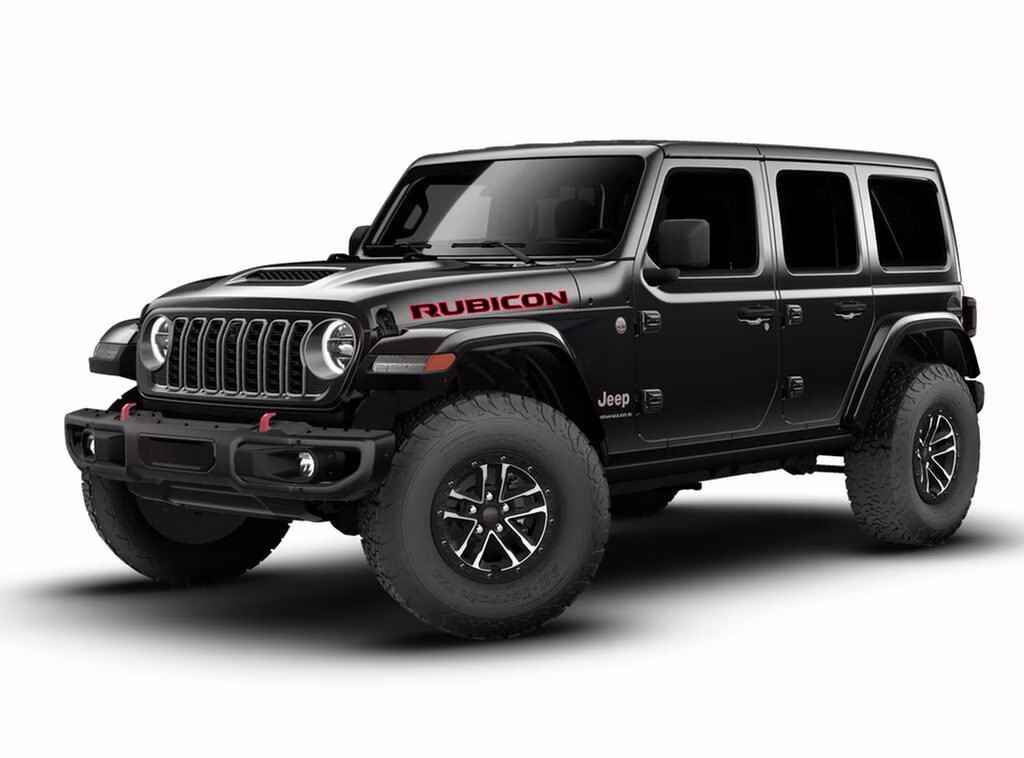 2026 Black Clear Coat Jeep Wrangler Wrangler 4-door Rubicon X 4-door