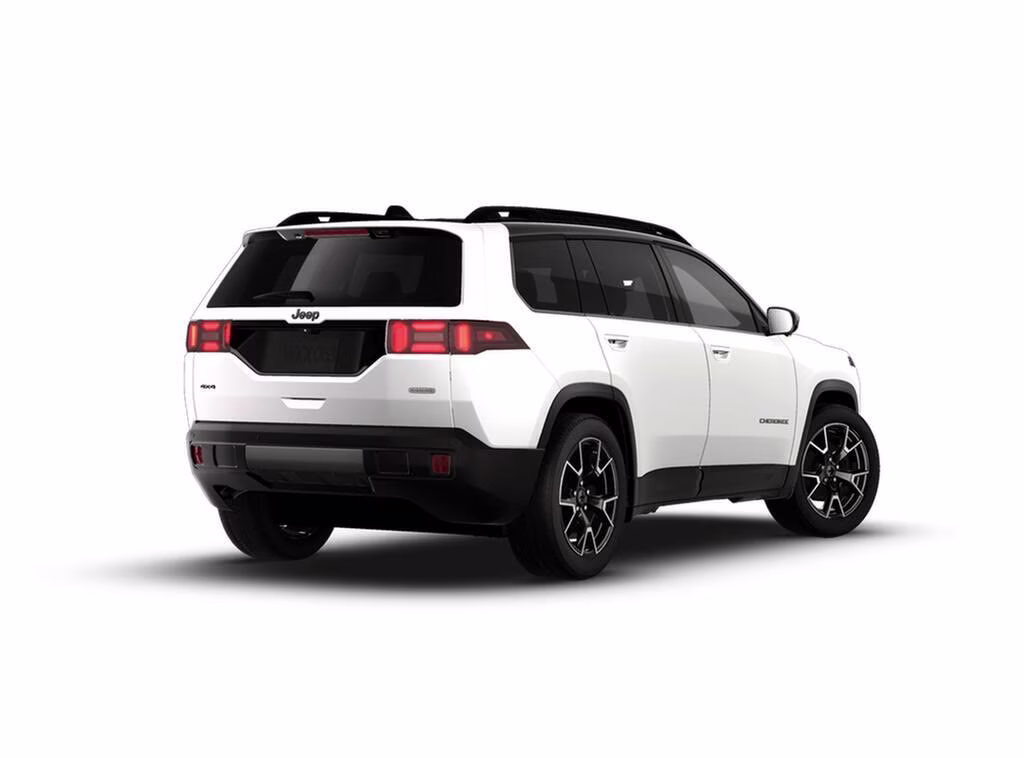 2026 Bright White Clear Coat Jeep Cherokee Cherokee Overland 4x4 SUV