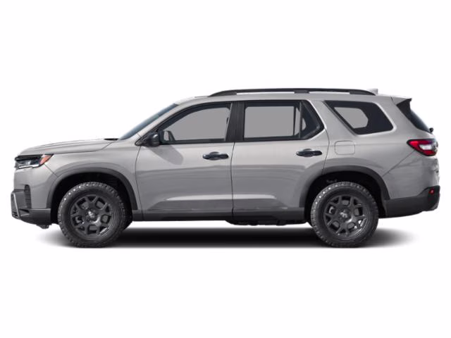 2026 Solar Silver Metallic Honda Pilot TrailSport AWD SUV