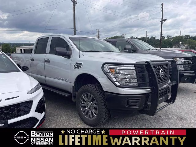 2018 Brilliant Silver Nissan Titan XD S 4X4 Truck