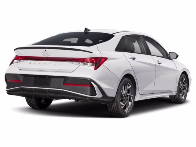2025 Serenity White Hyundai Elantra SEL Sport FWD Sedan