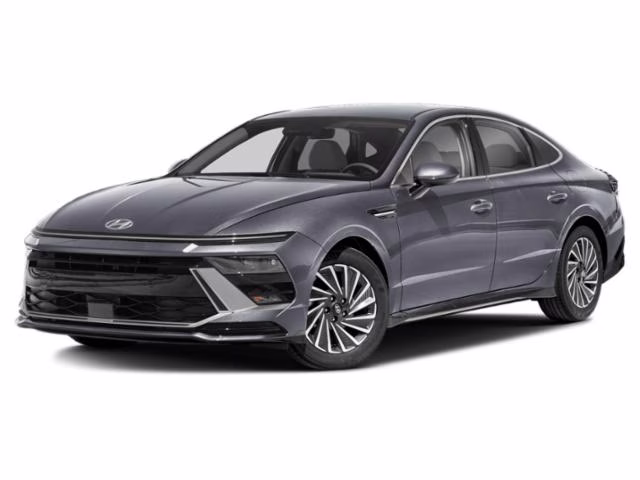 2025 Portofino Gray Hyundai Sonata Hybrid SEL FWD Sedan