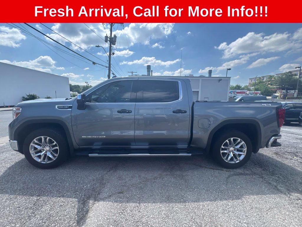 2021 Satin Steel Metallic GMC Sierra 1500 SLT 4X4 Truck