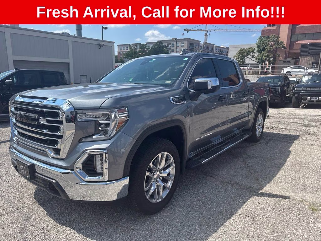 2021 Satin Steel Metallic GMC Sierra 1500 SLT 4X4 Truck