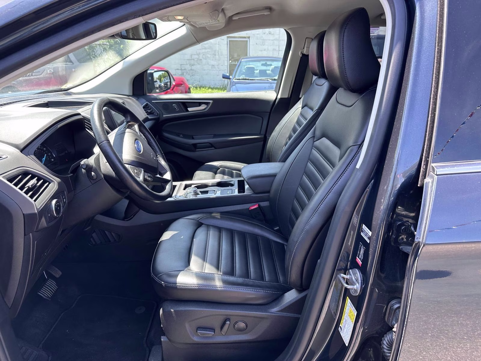 2023 Stone Blue Metallic Ford Edge SEL AWD AWD SUV