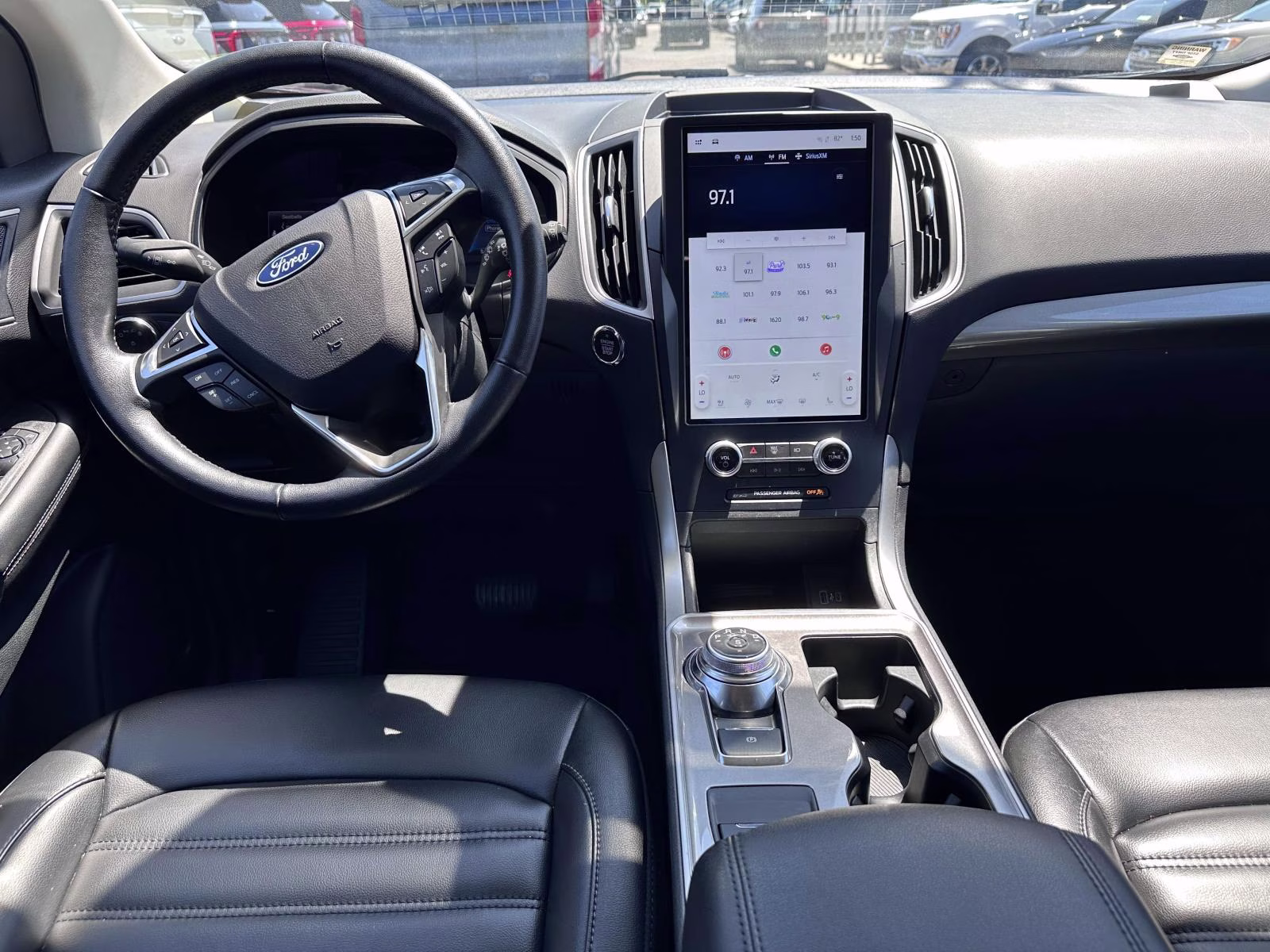 2023 Stone Blue Metallic Ford Edge SEL AWD AWD SUV