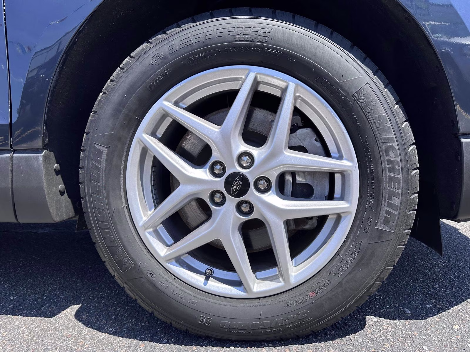 2023 Stone Blue Metallic Ford Edge SEL AWD AWD SUV