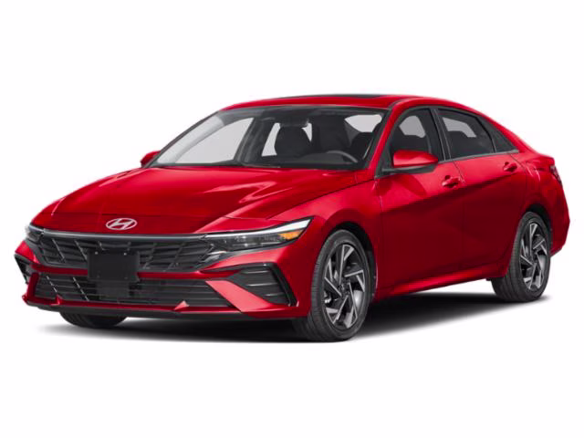 2025 Red Hyundai Elantra SEL Convenience FWD Sedan