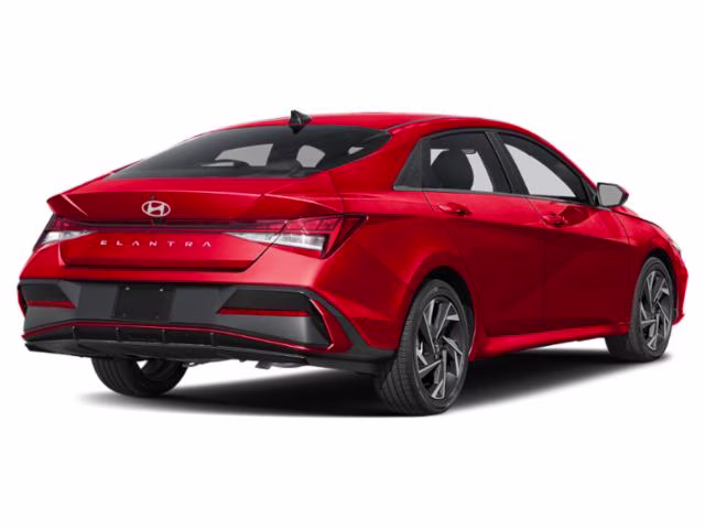 2025 Red Hyundai Elantra SEL Convenience FWD Sedan