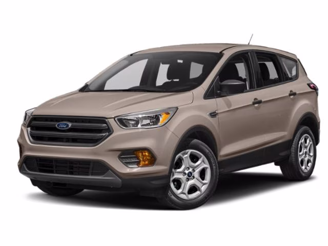 2018 White Gold Metallic Ford Escape S FWD SUV