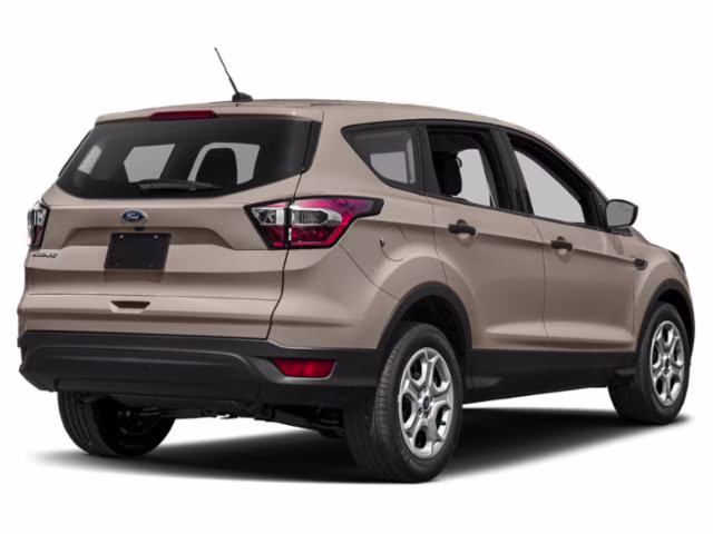 2018 White Gold Metallic Ford Escape S FWD SUV
