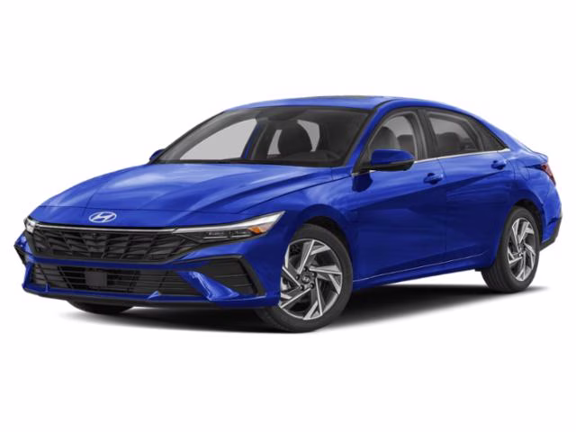 2025 Intense Blue Hyundai Elantra Limited FWD Sedan