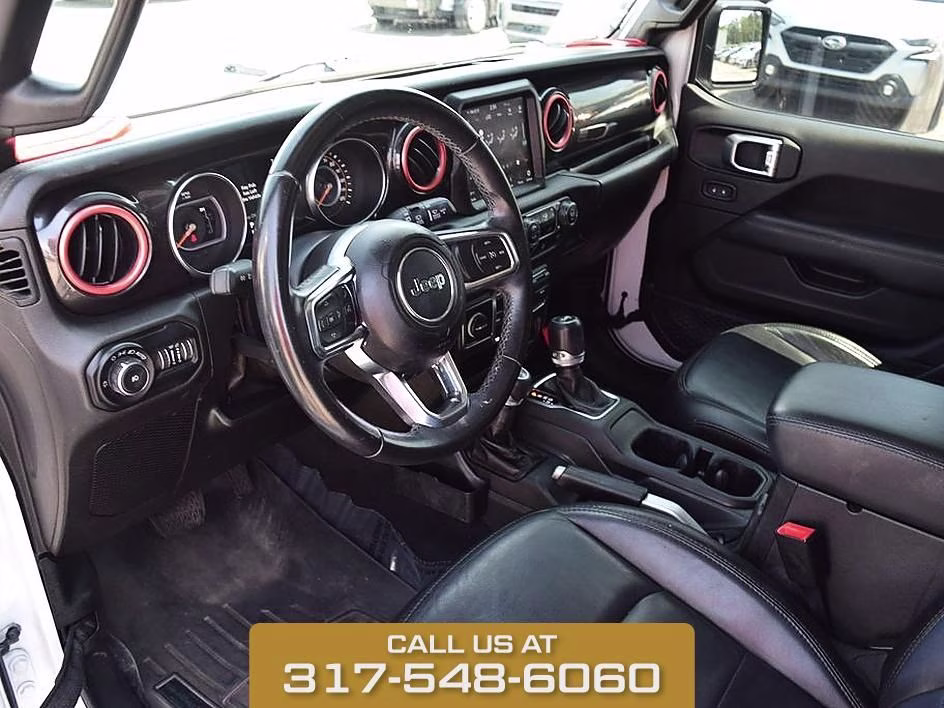 2020 Bright White Clearcoat Jeep Wrangler Unlimited Sahara Altitude 4X4 SUV