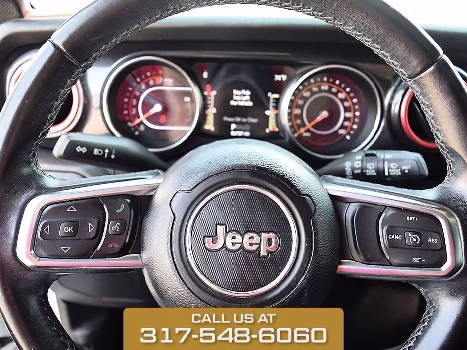 2020 Bright White Clearcoat Jeep Wrangler Unlimited Sahara Altitude 4X4 SUV