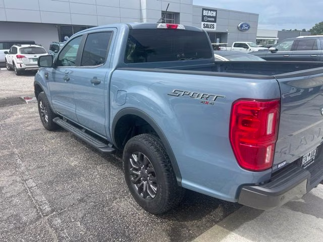 2023 Azure Gray Metallic Ford Ranger XLT 4X4 Truck