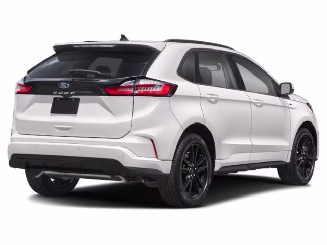 2024 Star White Metallic Tri-Coat Ford Edge ST-Line AWD SUV