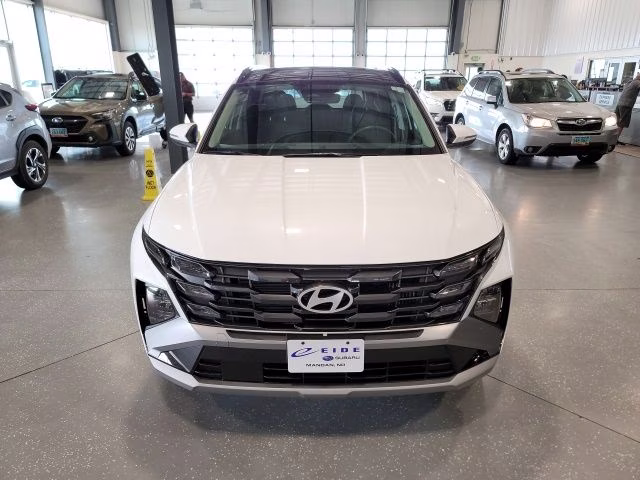 2025 Creamy White Pearl Hyundai Tucson Hybrid SEL Convenience AWD SUV