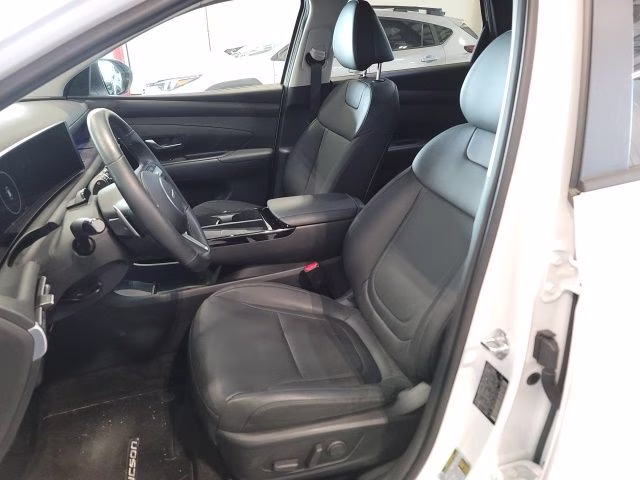 2025 Creamy White Pearl Hyundai Tucson Hybrid SEL Convenience AWD SUV