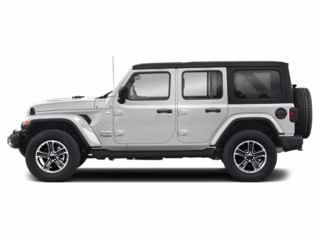 2020 Bright White Clearcoat Jeep Wrangler Unlimited Sahara Altitude 4X4 SUV