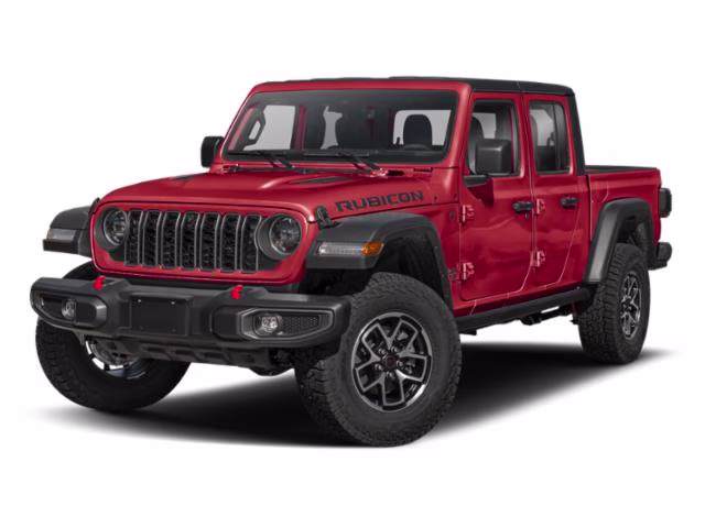 2024 Firecracker Red Clearcoat Jeep Gladiator Rubicon 4X4 Truck