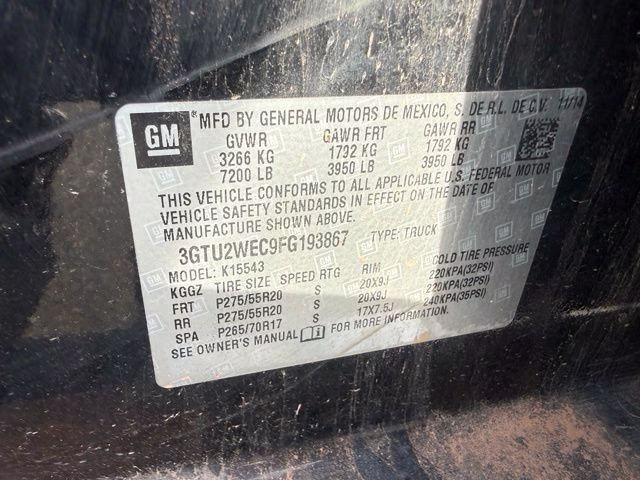 2015 Onyx Black GMC Sierra 1500 Denali 4X4 Truck