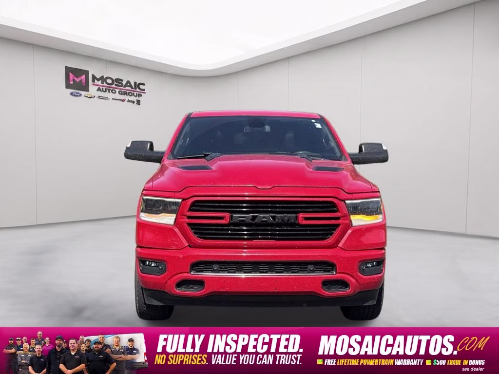 2019 Flame Red Clearcoat Ram 1500 Rebel 4X4 Truck