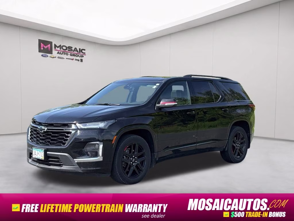 2022 Black Metallic Chevrolet Traverse Premier AWD SUV