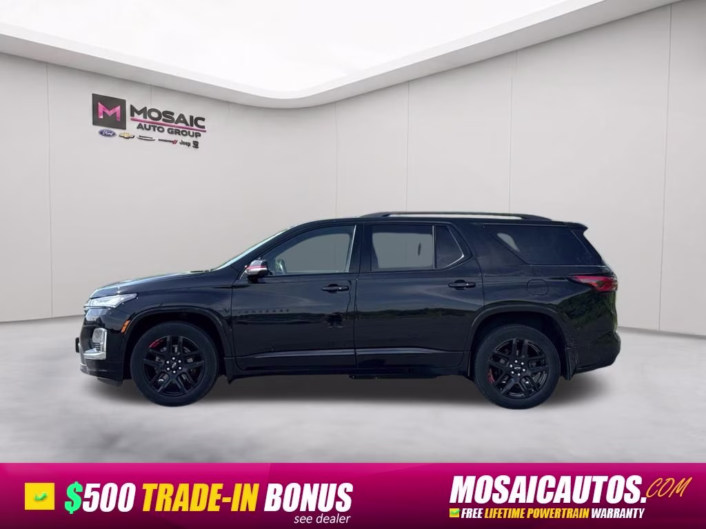 2022 Black Metallic Chevrolet Traverse Premier AWD SUV