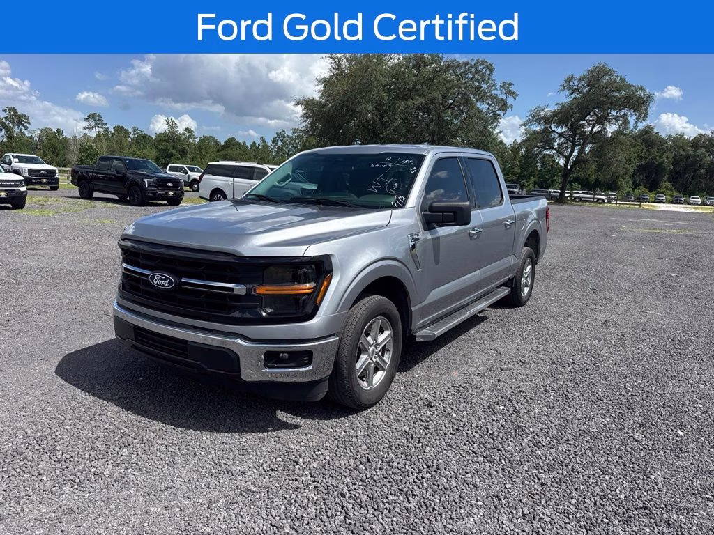 2025 Silver Metallic Ford F-150 XLT RWD Truck