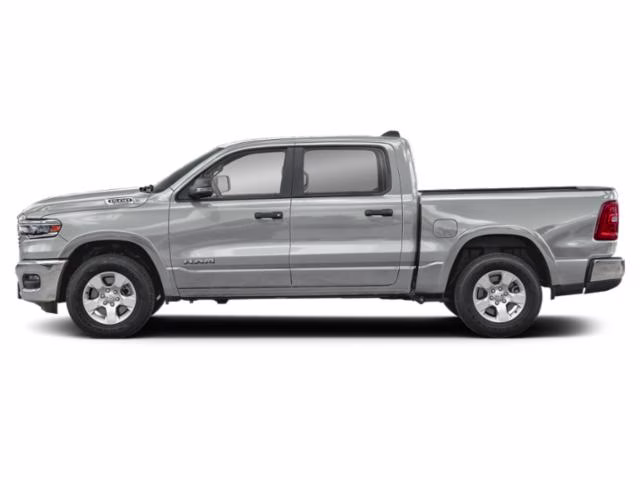 2025 Billet Silver Metallic Clearcoat Ram 1500 Big Horn/Lone Star 4X4 Truck