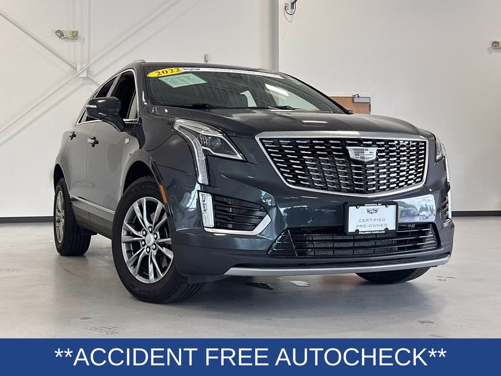 2022 Blue Cadillac XT5 Premium Luxury AWD SUV