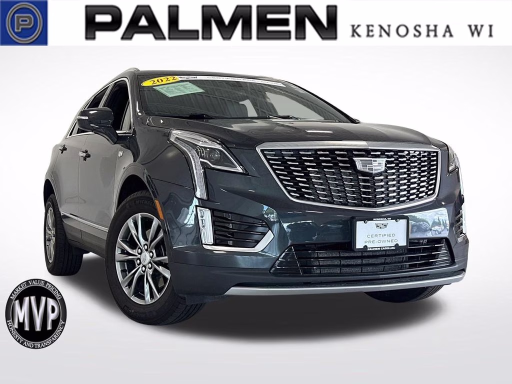 2022 Blue Cadillac XT5 Premium Luxury AWD SUV