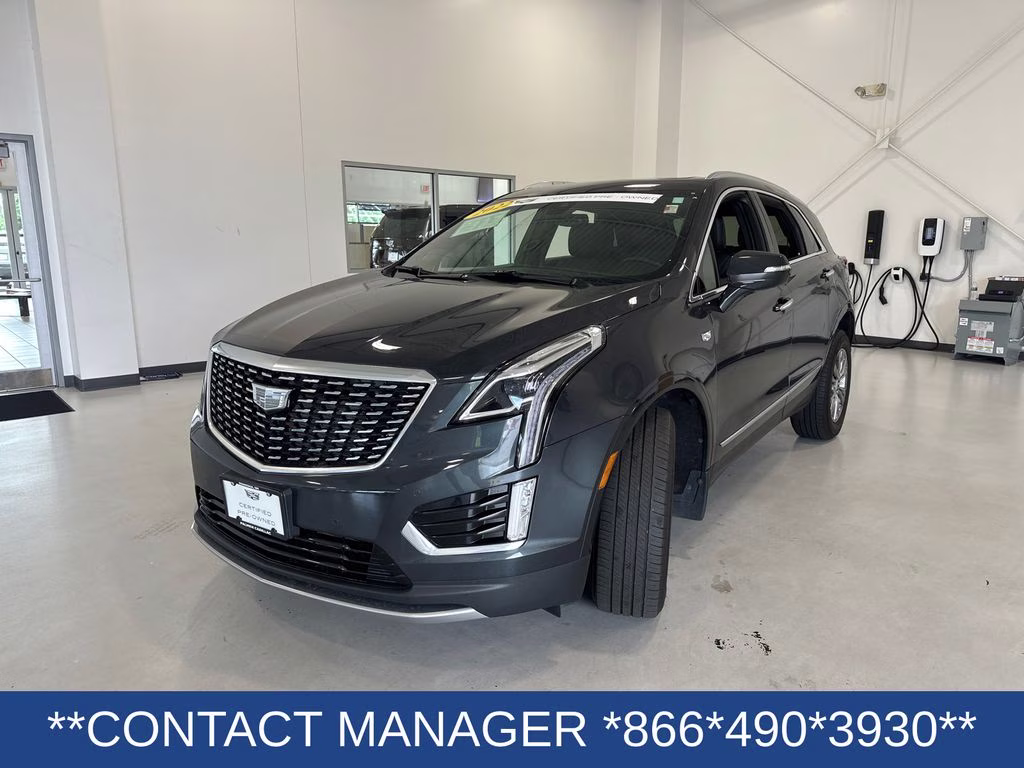 2022 Blue Cadillac XT5 Premium Luxury AWD SUV