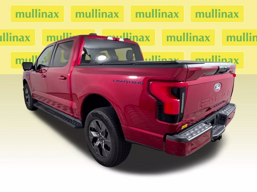 2025 Rapid Red Metallic Tinted Clearcoat Ford F-150 Lightning Flash AWD Truck