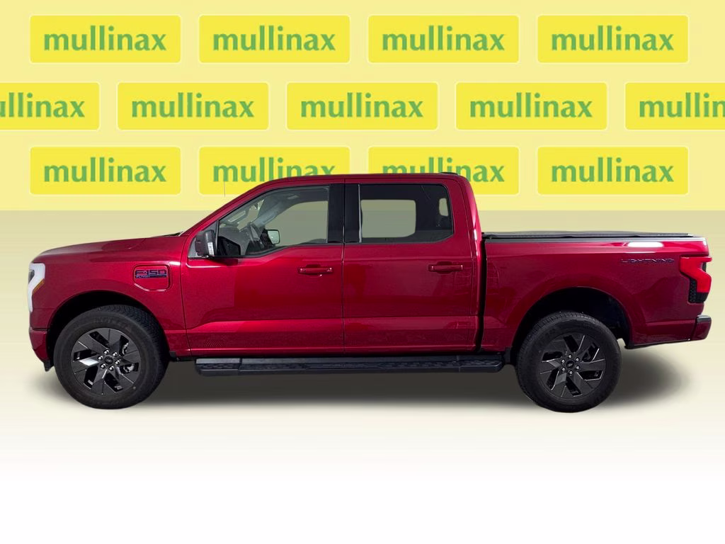 2025 Rapid Red Metallic Tinted Clearcoat Ford F-150 Lightning Flash AWD Truck