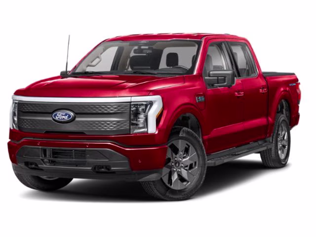 2025 Red Metallic Ford F-150 Lightning Flash AWD Truck