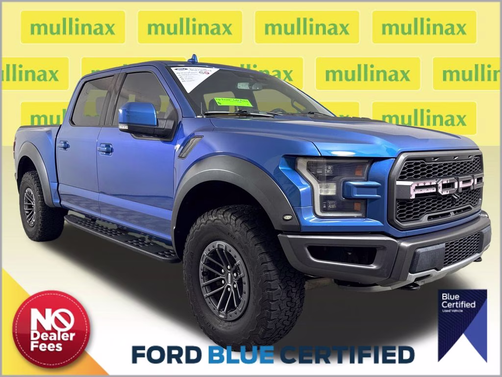 2019 Ford Performance Blue Metallic Ford F-150 Raptor 4X4 Truck
