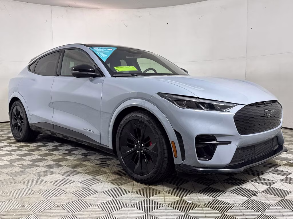 2025 Glacier Gray Metallic TriCoat Ford Mustang Mach-E GT AWD SUV