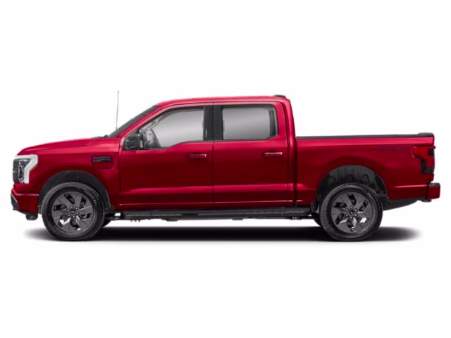 2025 Red Metallic Ford F-150 Lightning Flash AWD Truck