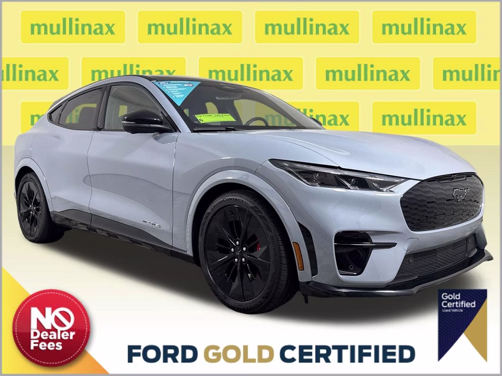 2025 Glacier Gray Metallic TriCoat Ford Mustang Mach-E GT AWD SUV