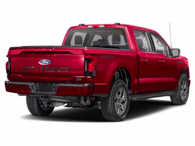 2025 Red Metallic Ford F-150 Lightning Flash AWD Truck