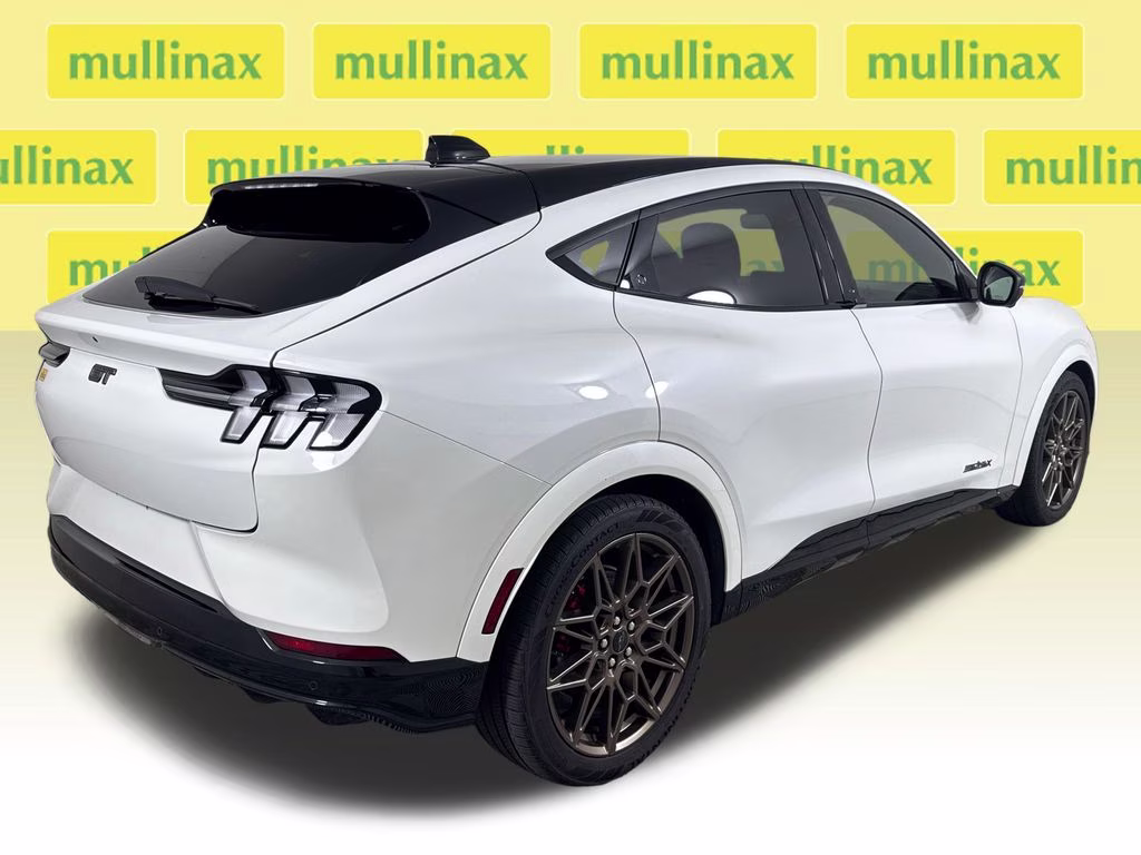 2025 Star White Metallic Tri-Coat Ford Mustang Mach-E GT AWD SUV