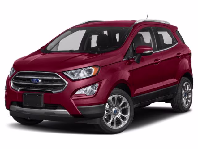 2019 Ruby Red Metallic Ford EcoSport Titanium FWD SUV