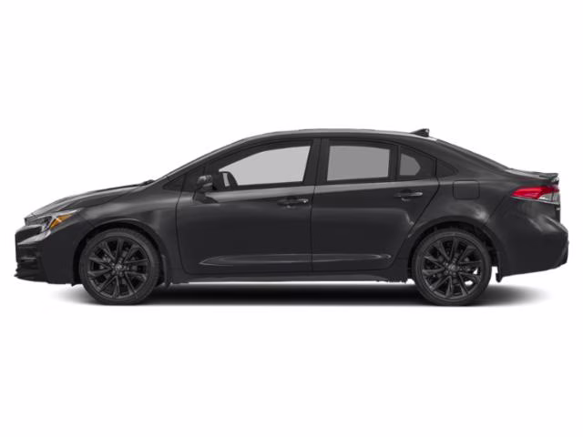 2025 Midnight Black Metallic Toyota Corolla SE FWD Sedan