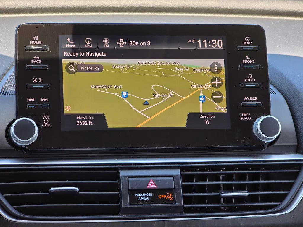 2018 Platinum White Pearl Honda Accord Touring 2.0T FWD Sedan