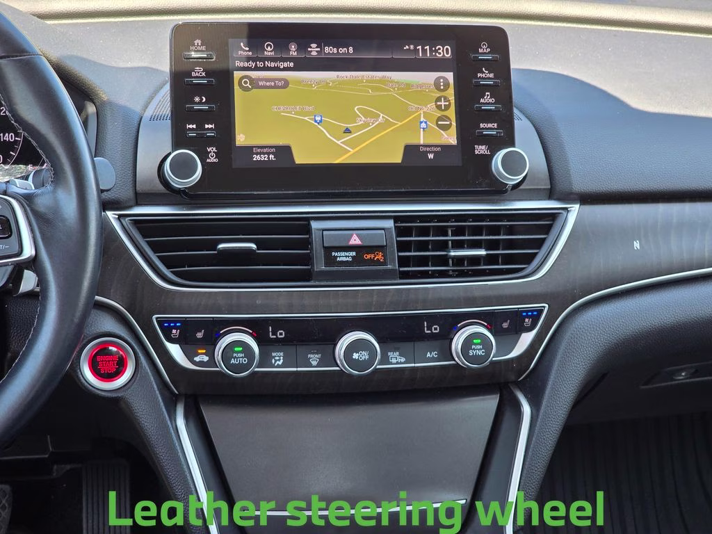 2018 Platinum White Pearl Honda Accord Touring 2.0T FWD Sedan