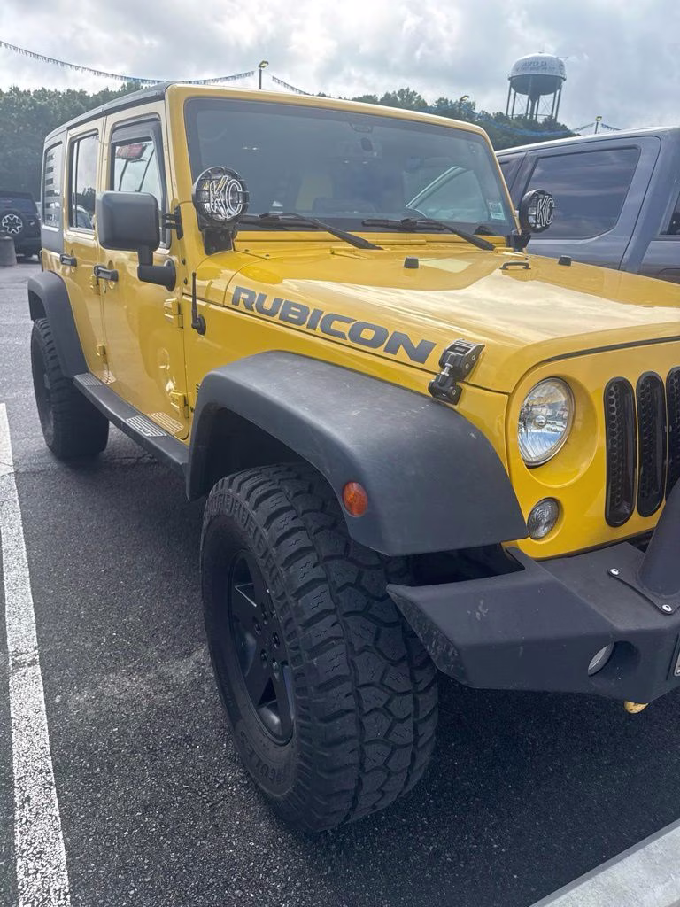 2015 Baja Yellow Clearcoat Jeep Wrangler Unlimited Rubicon 4X4 SUV